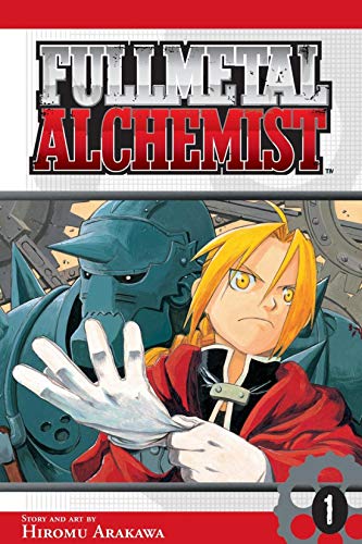 The Manga-Cover for the first volume of fullmetal alchemist