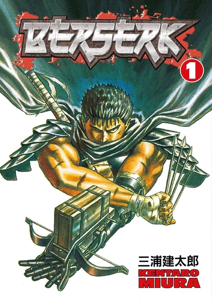 The Manga-Cover for the first volume of Berserk