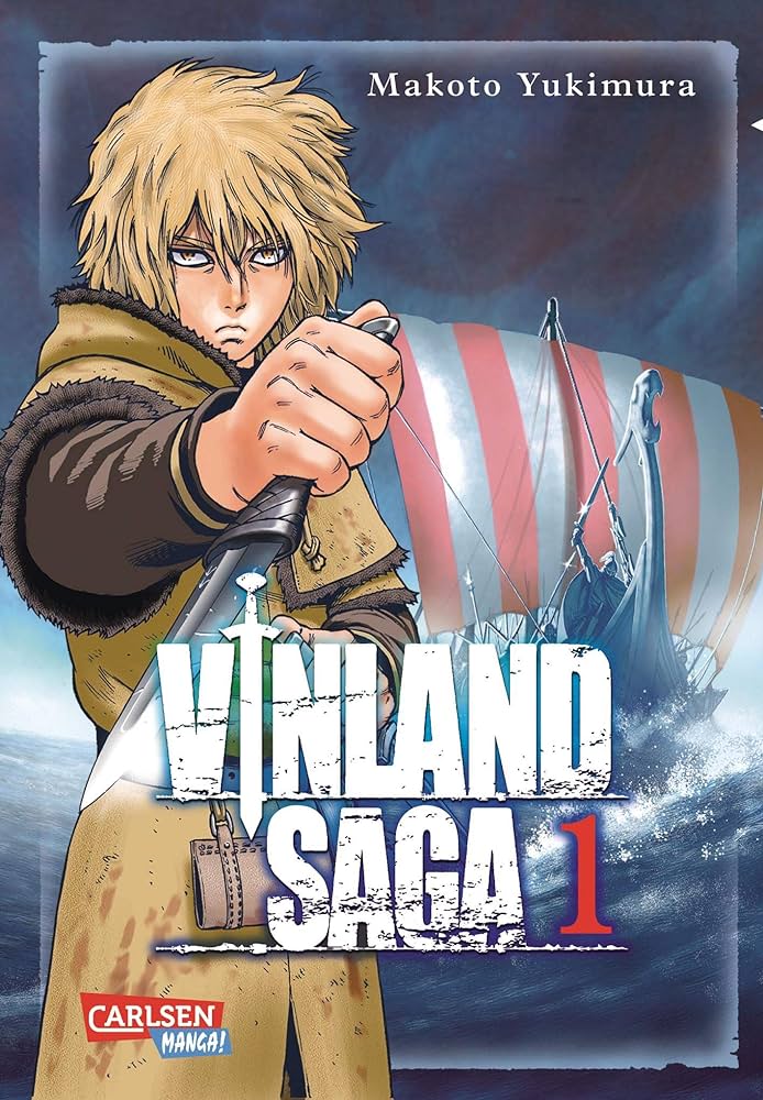 The Manga-Cover for the first volume of vinland saga
